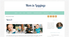 Desktop Screenshot of mominleggings.com